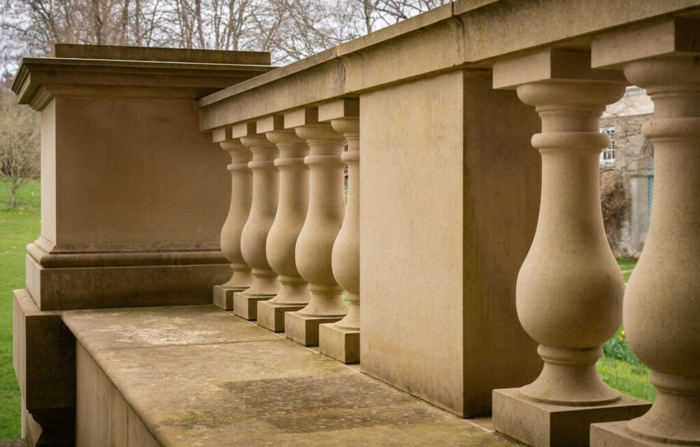 Beautiful Shropshire sandstone balustrade